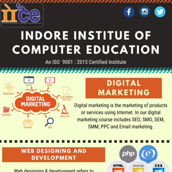 IICE (Indore Institute of Computer Education) is the leading training institute in Indore