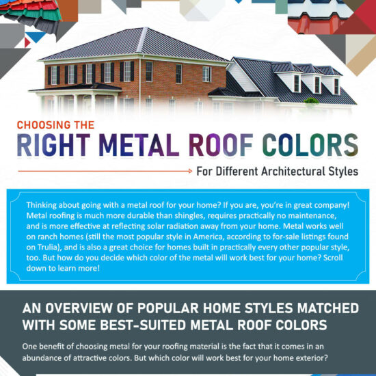 Choosing the Right Metal Roof Colors for Different Architectural Styles