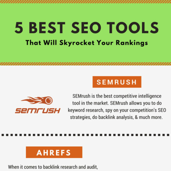 best seo tools rankings infographic