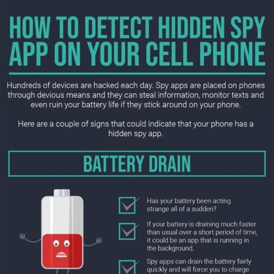 detect hidden spyware android iphone