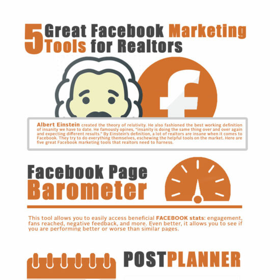 facebook marketing tools realtors infographic