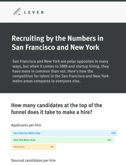 hiring san francisco new york infographic