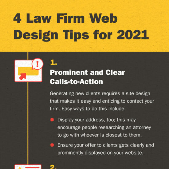 law firm web design tips infographic