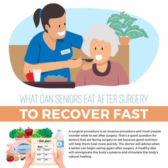 what seniors can eat after a surgery Infographic