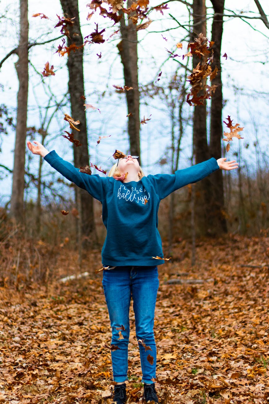 Happy young lady